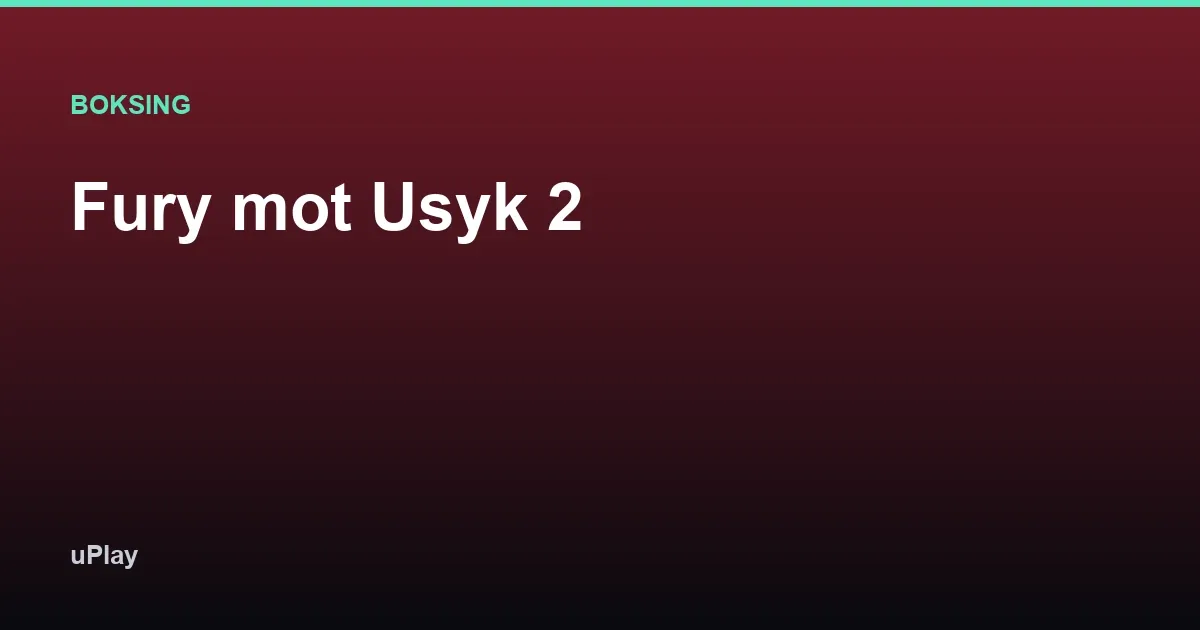 Tyson Fury och Oleksandr Usyk ansikte mot ansikte inför returmatchen i Riyadh